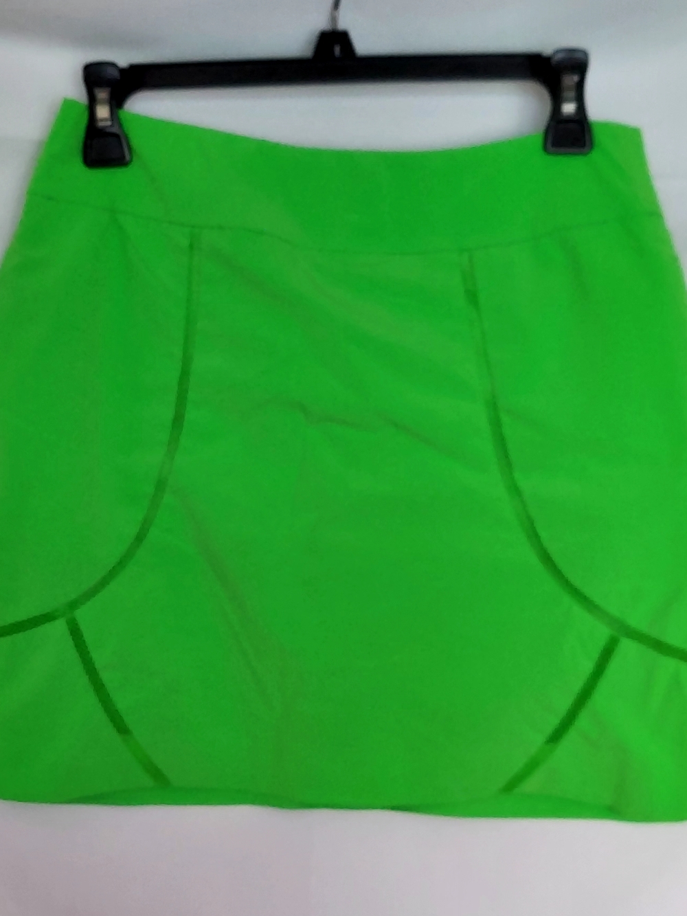 Sporto Neon Green Mini Skirt